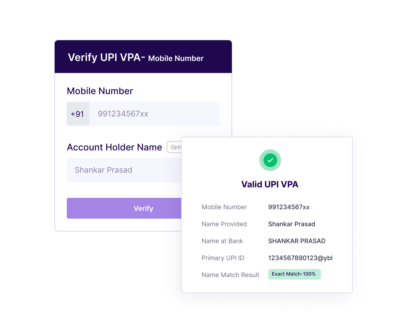 UPI ID From Phone Number | Cashfree Payments